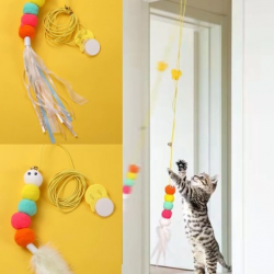 Mey İthalat® Elastik Kendinden Yapışkanlı Solucan Kedi Oltası