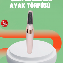 Mey İthalat® Elektrikli Ayak Törpüsü USB Şarjlı Nasır ve Kallus Giderici