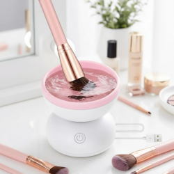 Mey İthalat® Elektrikli Makyaj Fırçası Temizleyici USB ile Çalışan Otomatik Fırça Yıkama Makinesi