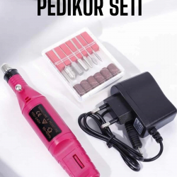 Mey İthalat® Elektrikli Manikür Pedikür Törpü Seti Protez Tırnak Nasır Temizleyici