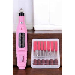 Mey İthalat® Elektrikli Manikür Pedikür Törpü Seti Protez Tırnak Nasır Temizleyici