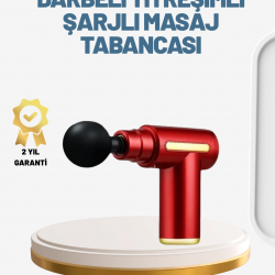 Mey İthalat® Elektrikli Masaj Tabancası Sessiz Çalışma ve Derin Doku Masajı