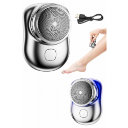 Mey İthalat® Elektrikli Mini Tıraş Makinesi,Taşınabilir USB Şarjlı Kablosuz Tıraş Makinesi