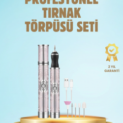 Mey İthalat® Elektrikli Tırnak Törpüsü Ayarlanabilir Hızlı Manikür Pedikür Cihazı