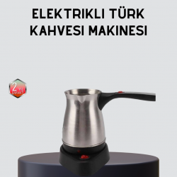 Mey İthalat® Elektrikli Türk Kahvesi Cezvesi 800W Kablosuz Döner Tabanlı