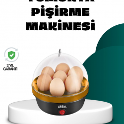 Mey İthalat® Elektrikli Yumurta Pişirme Makinesi 7 Yumurta Kapasiteli