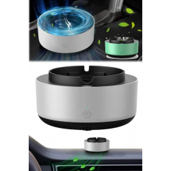 Mey İthalat® Elektronik Akıllı Küllük Hava Temizleyici Kokusuz Kül Tablası Anti-Duman