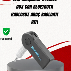 Mey İthalat® Eller Serbest Özellikli Bluetooth AUX Araç Kiti