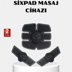 Mey İthalat® EMS Vücut Geliştirici Göbek ve Kol Pedli 6 Modlu Akıllı Kas Cihazı