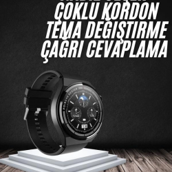 Mey İthalat® En Çok Tercih Edilen Akıllı Saat Amoled Ekran Nabız Sensörü GPS Uyumlu Adımsayar