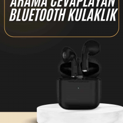 Mey İthalat® En Çok Tercih Edilen Bluetooth Kulaklık Mikrofonlu Silikonsuz Dokunmatik Kontrol