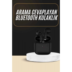 Mey İthalat® En Çok Tercih Edilen Bluetooth Kulaklık Mikrofonlu Silikonsuz Dokunmatik Kontrol