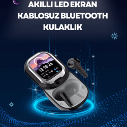 Mey İthalat® ENC Destekli Bluetooth 5.4 Kulaklık – EQ Ayarlı, Akıllı Kutulu