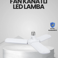 Mey İthalat® Enerji Tasarruflu LED Ampül 60 Watt 4 Kollu Beyaz Işık