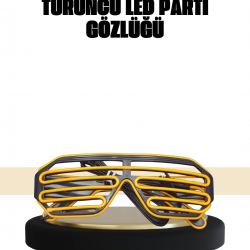 Mey İthalat® Enerjik Gece Etkinlikleri İçin LED Işıklı Gözlük