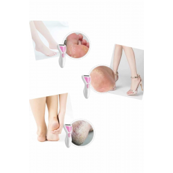 Mey İthalat® Epilatör Cihazı Epilasyon Aleti Çoklu Başlık Seçeneği Ayak Törpüsü