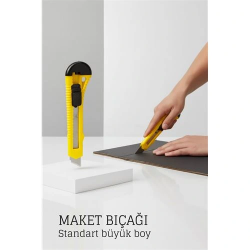 Mey İthalat® Ergonomik Maket Bıçağı - Büyük Boy Maket Bıçağı