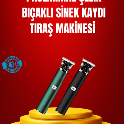 Mey İthalat® Ergonomik Tasarımlı Dayanıklı Metal Gövdeli Saç Kesme Makinesi