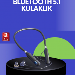 Mey İthalat® Ergonomik Tasarımlı IPX4 Suya Dayanıklı Bluetooth Kulaklık