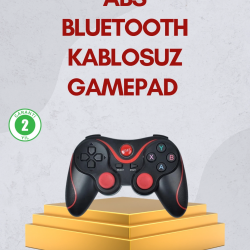 Mey İthalat® Ergonomik Tasarımlı Kablosuz Bluetooth Gamepad Titreşimli