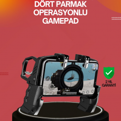 Mey İthalat® Ergonomik Tetik Tasarımlı Mobil Oyun Gamepad Tutucu