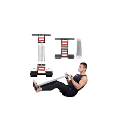 Mey İthalat® Ergonomik Tutma Yerli, Pedallı ve Ayarlanabilir Elastik Yaylı Spor Ekipmanı