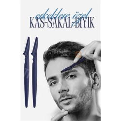 Mey İthalat® Erkek Kaş Şekillendirme Tüy Alma Jileti 2 ADET