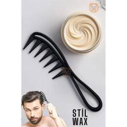 Mey İthalat® Erkek Stil Tarağı Karbon