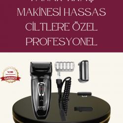 Mey İthalat® Erkekler İçin Folyo Başlıklı Tıraş Makinesi