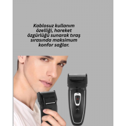Mey İthalat® Erkekler İçin Folyo Başlıklı Tıraş Makinesi