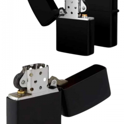 Mey İthalat® Erkeklere Özel Hediyelik Eşya Metalik Benzinli Çakmak Doldurulabilir