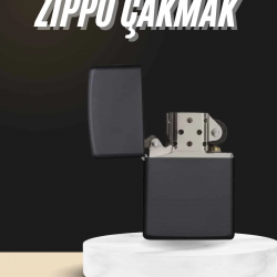 Mey İthalat® Erkeklere Özel Hediyelik Eşya Zippo Metalik Benzinli Çakmak Doldurulabilir