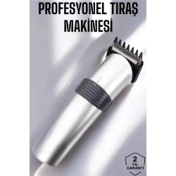 Mey İthalat® Erkeklere Özel Şarjlı Saç ve Sakal Kesme Tıraş Makinesi Seti