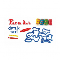 Mey İthalat® ERN-588 Orta Kutulu Çiftlik Oyun Hamuru Seti  - Eren Oyuncak