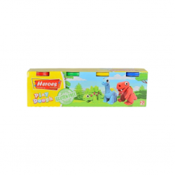 Mey İthalat® ERN-604 Heroes Premıum Dörtlü Oyun Hamuru - Eren Oyuncak