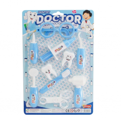 Mey İthalat® ERN-897 Heroes Toys Kartela Erkek Dişçi Oyun Seti