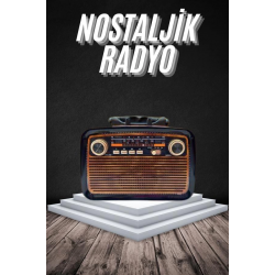 Mey İthalat® Eskitme Nostalji Tasarımlı Bluetoothlu Nostalji Radyo Ahşap Nostaljik Görünümlü