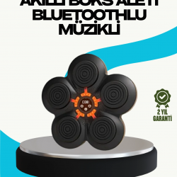 Mey İthalat® Ev Tipi Akıllı Boks Duvar Paneli Müzikli Bluetoothlu Refleks Geliştirme Cihazı