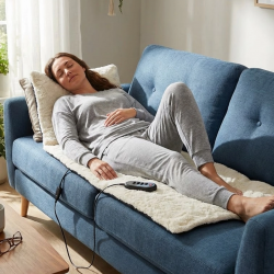 Mey İthalat® Ev Tipi Masaj Yatağı Titreşimli Isıtmalı Konfor