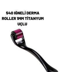 Mey İthalat® Ev Tipi Mikro İğneli Cilt Bakım Aleti – 1 mm Titanyum Roller