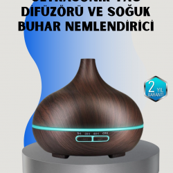 Mey İthalat® Ev ve Ofis İçin Sessiz Ultrasonik Hava Nemlendirici