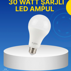 Mey İthalat® Ev ve İş Yeri İçin Şarjlı LED Ampul