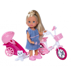 Mey İthalat® Evi ve Römorklu Bisikleti ve Köpeği 12 cm SMB-105730783