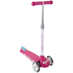Mey İthalat® Işıklı Move N Groove Pembe Üç Tekerlekli Scooter