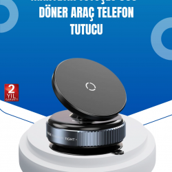 Mey İthalat® Evrensel Manyetik Araç Telefon Tutucu 360° Döner Başlık