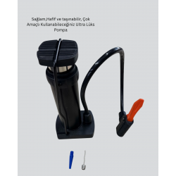 Mey İthalat® Extra Güçlü Ayak Pompası Otomobil Motosiklet Bisiklet Uyumlu