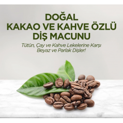 Mey İthalat®   Doğal Diş Macunu 90 Gr Kakao & Kahve Özlü