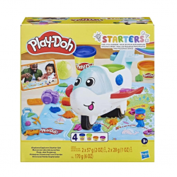 Mey İthalat® F8804 Play-Doh Starters Eğlenceli Uçak Oyun Seti +3 yaş