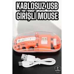 Mey İthalat® Fare Mouse Çift Modlu Kablosuz Bağlantılı 2.4GHz Destekli