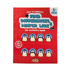 Mey İthalat® Find Differences Matc Like My Activity Book